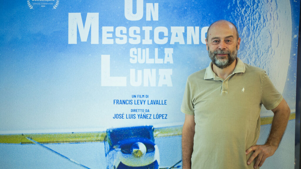 Foto Alessio Focardi alla prima del film Un Messicano sulla luna